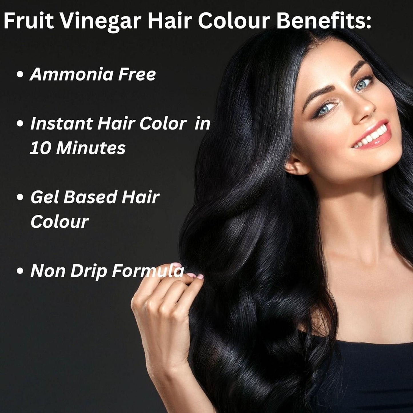 Fruit Vinegar Gel Based Hair Color 125ML (Pack of 2)